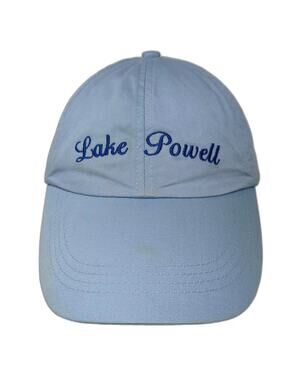 Sansegal Lake Powell Blue Baseball Cap One Size Embroidered Adjustable Strap Hat